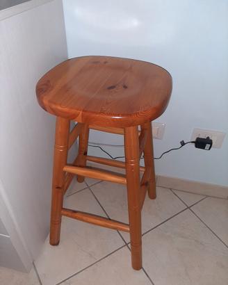 2 sgabelli leno pino