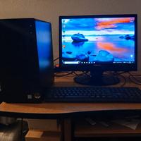 PC fisso intel i3 7  generazione + LCD 20 pollici 