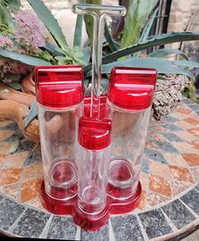 set oliera acetiera Guzzini anni 80 