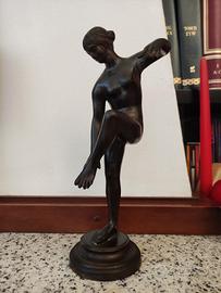 scultura in bronzo del 1930 splendida