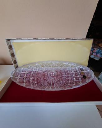 Centrotavola di cristallo di boemia