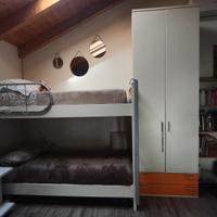 Cameretta Completa: Letto a Castello + Armadio 