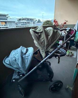 Passeggino Cybex Gazelle gemellare + ovetto