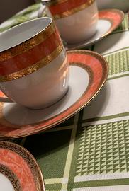 Servizio porcellana oro Bareuther Bavaria caffè te