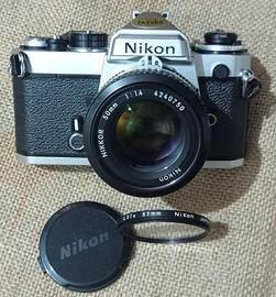 Nikon FE + Nikkor 50/1.4 +Filtro Nikon - PERFETTA!