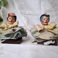 Coppia figure clown in cartapesta – Baldari Lecce