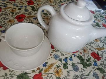 set teiera con sei tazze Mulino Bianco
