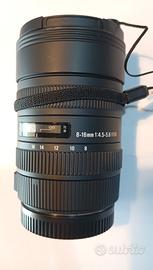 Sigma 8 - 16 f 4,5-5,6 HSM DC per Canon EF