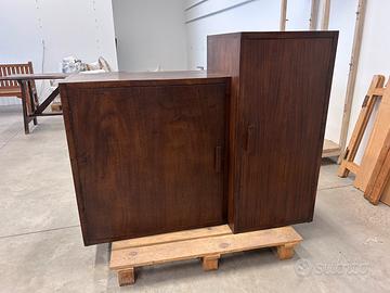 Mobile doppia anta con ripiani