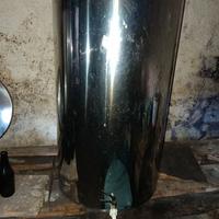 2 botti aggraffate inox da 500 litri