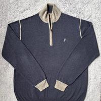 Maglione Half Zip Marlboro Classics Cotone e Lana