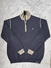 Maglione Half Zip Marlboro Classics Cotone e Lana