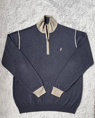 Maglione Half Zip Marlboro Classics Cotone e Lana
