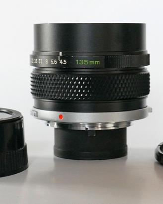 OLYMPUS OM ZUIKO 135 mm f/4,5 MACRO BELLOWS
