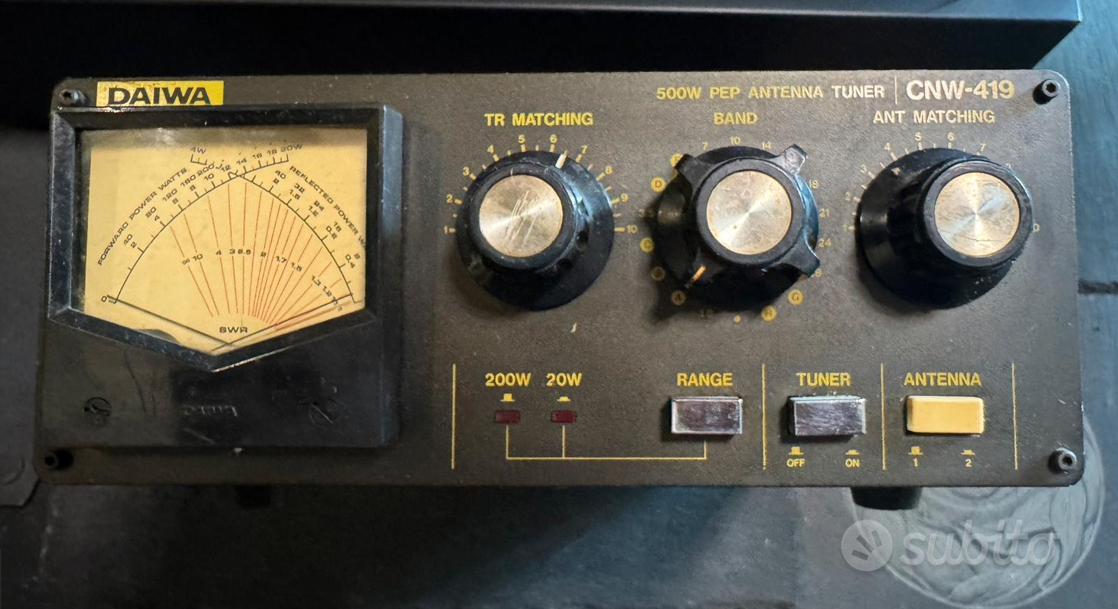 Accordatore antenna Daiwa CNW-419 - Audio/Video In vendita a Bergamo