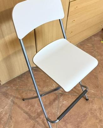 Sgabelli bianco e nero