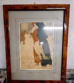 Stampa Originale del 15 gennaio 1910 Ars e Labor