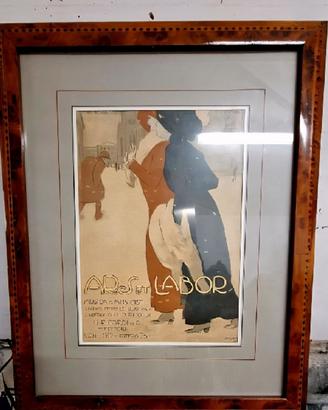 Stampa Originale del 15 gennaio 1910 Ars e Labor