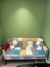 Divano 3 posti patchwork