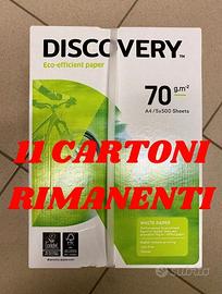 Risme di carta bianca A4