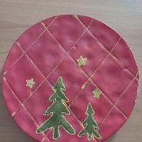 Piatto decorato Natalizio