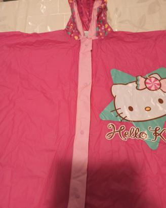 k-way mantellina anti pioggia Hello Kitty 