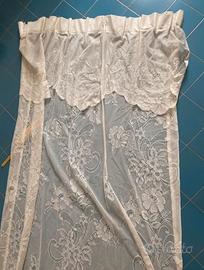Splendida Tenda in Pizzo Jacquard con Mantovana