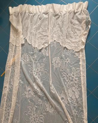 Splendida Tenda in Pizzo Jacquard con Mantovana