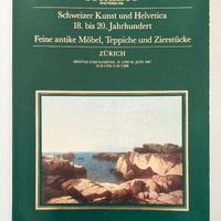 Sotheby's Catalogo 1987 Schweizer Kunst Zurigo