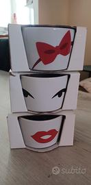 3 ciotole coppette gelato mc Donald con cucchiaino