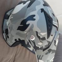 Casco Acerbis cross/enduro/quad grigio camo