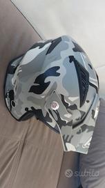 Casco Acerbis cross/enduro/quad grigio camo