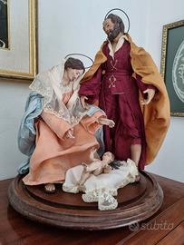 Natività stile '700 napoletano con campana