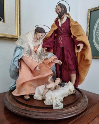 Natività stile '700 napoletano con campana