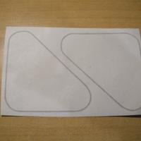 Ducati 200 175 100 Elite epoca adesivi bauletti