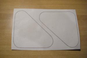 Ducati 200 175 100 Elite epoca adesivi bauletti