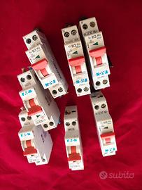 Lotto 7 interruttori magnetotermici Eaton PLN4‐C10