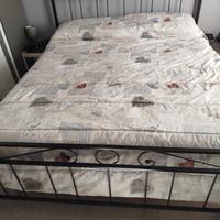 struttura letto matrimoniale ferro 