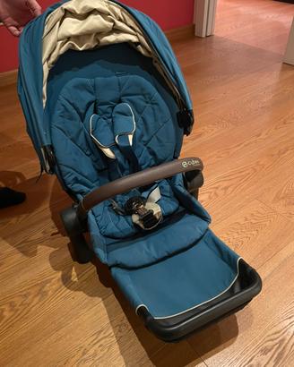 Passeggino cybex priam platinum duo con navicella
