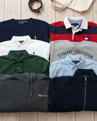 Lotto abbigliamento Ralph Lauren & Tommy Hilfiger