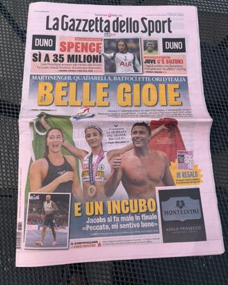 Giornale Calcio 12 Agosto 2026 GazzettaDello Sport
