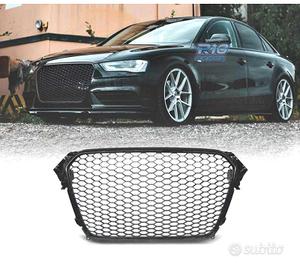 GRIGLIA AUDI A4 B8 11-15 LOOK RS NERO LUCIDO PDC