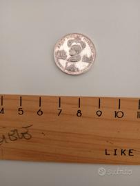 moneta argento giubileo 1975 Paolo VI