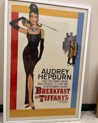Poster incorniciato Colazione da Tiffany