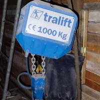 Paranco elettrico Tractel 380v talift 1000kg