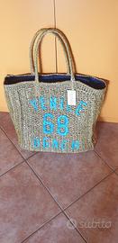 BORSA "SUN 68" BEACH IN RAFIA - NUOVA