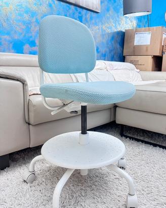 Sedia da scrivania  regolabile con rote Ikea