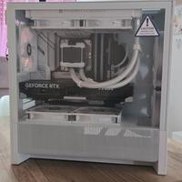 PC Gaming Black White RTX 5070 i7-13700K 32GB RAM 