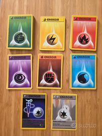 Lotto 53 Carte Pokemon Energia Vintage WotC Ita 