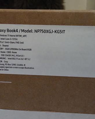 Samsung Galaxy Book4 15,6” i3 8GB 256GB SSD Nuovo